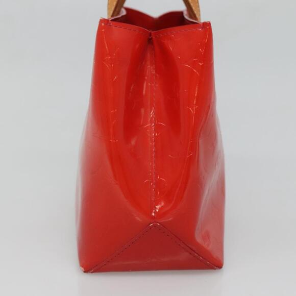 LOUIS VUITTON Monogram Vernis Reade PM Hand Bag Red Rouge M91088 - Picture 5 of 12